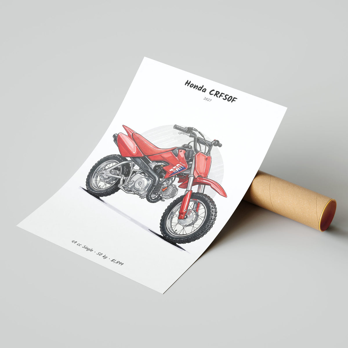 Honda CRF50F 2027 Poster