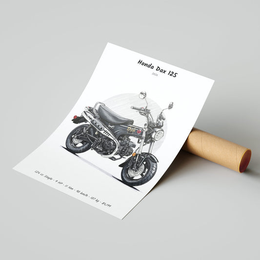 Honda Dax 125 2026 Poster