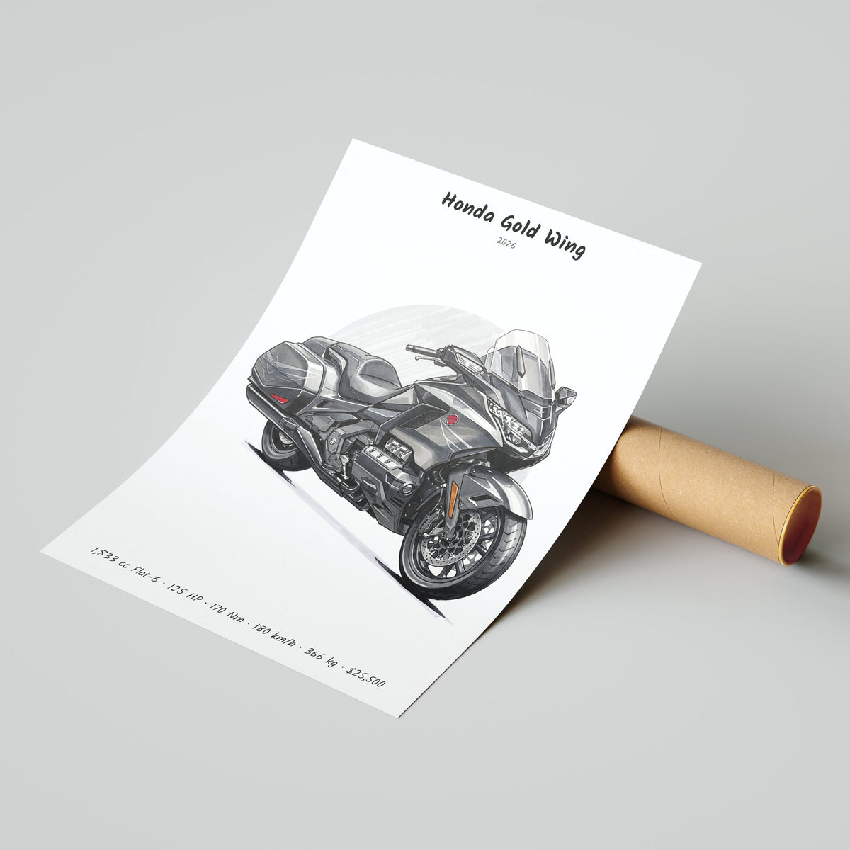 Honda Gold Wing 2026 Poster