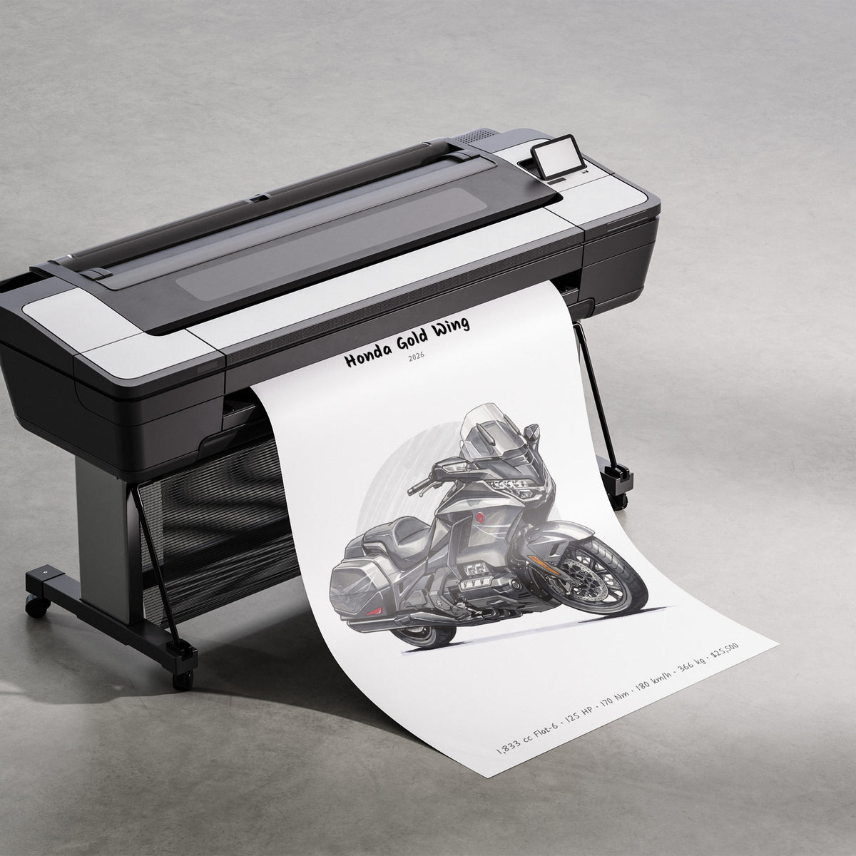 Honda Gold Wing 2026 Print