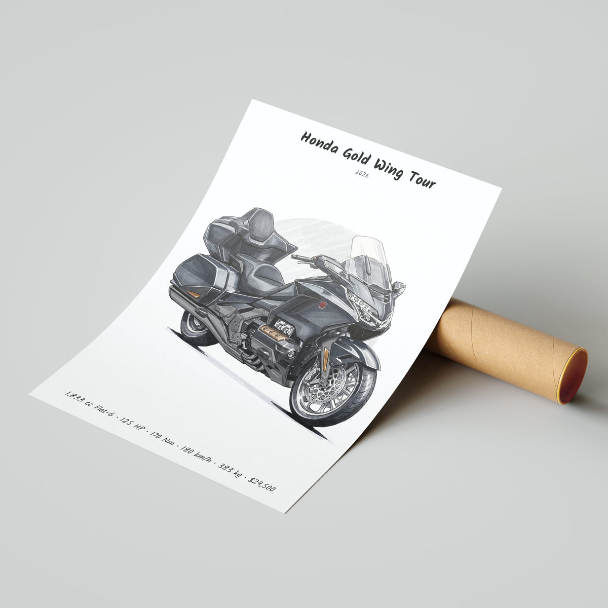 Honda Gold Wing Tour 2026 Poster