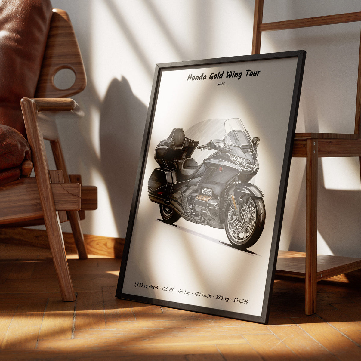 Honda Gold Wing Tour 2026 Wall Art