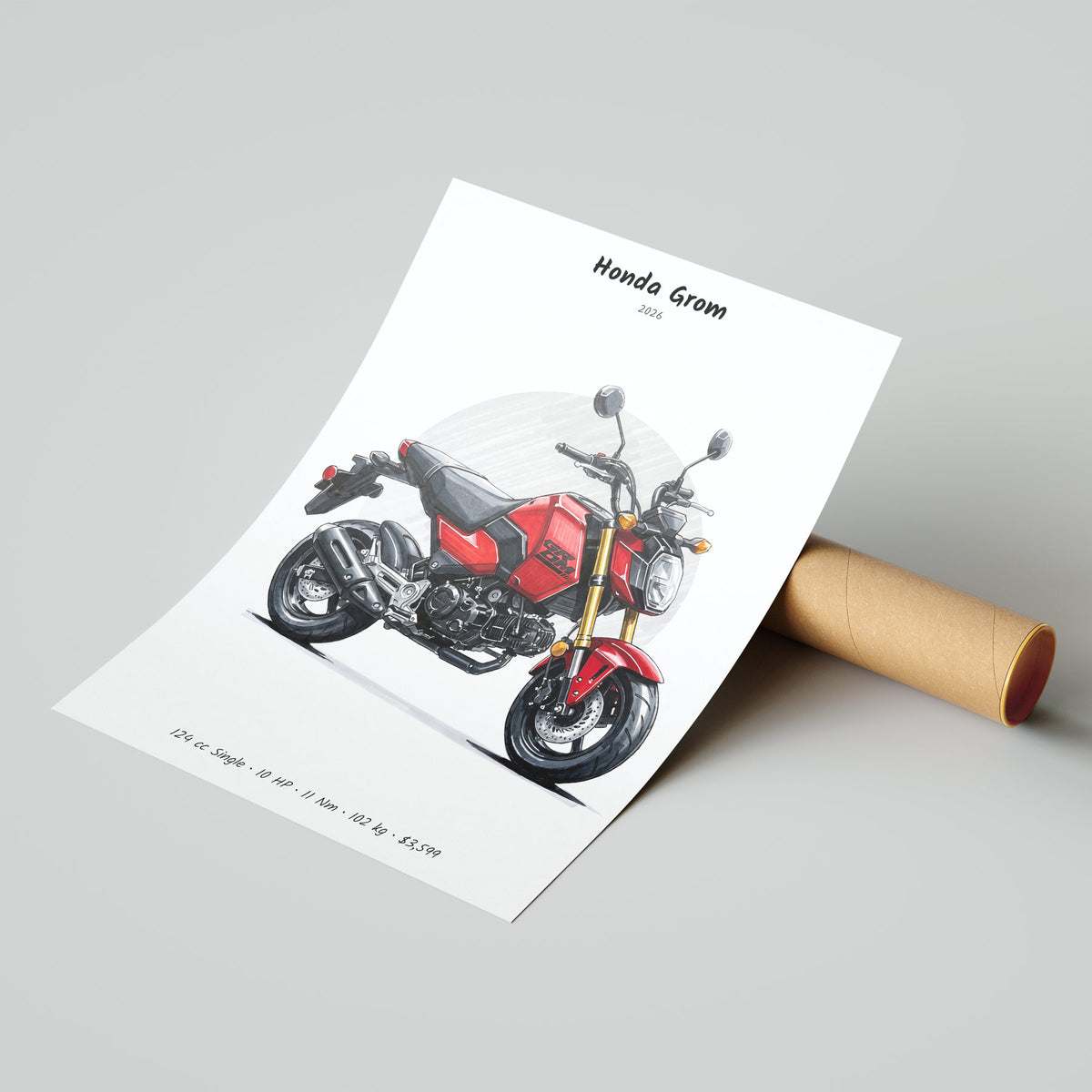 Honda Grom 2026 Poster