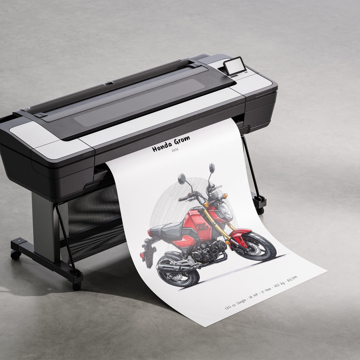 Honda Grom 2026 Print