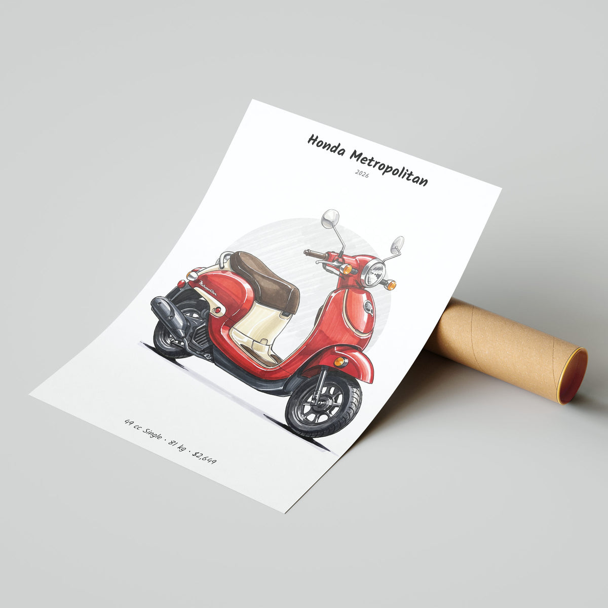 Honda Metropolitan 2026 Poster