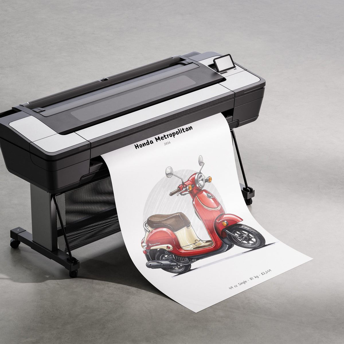 Honda Metropolitan 2026 Print