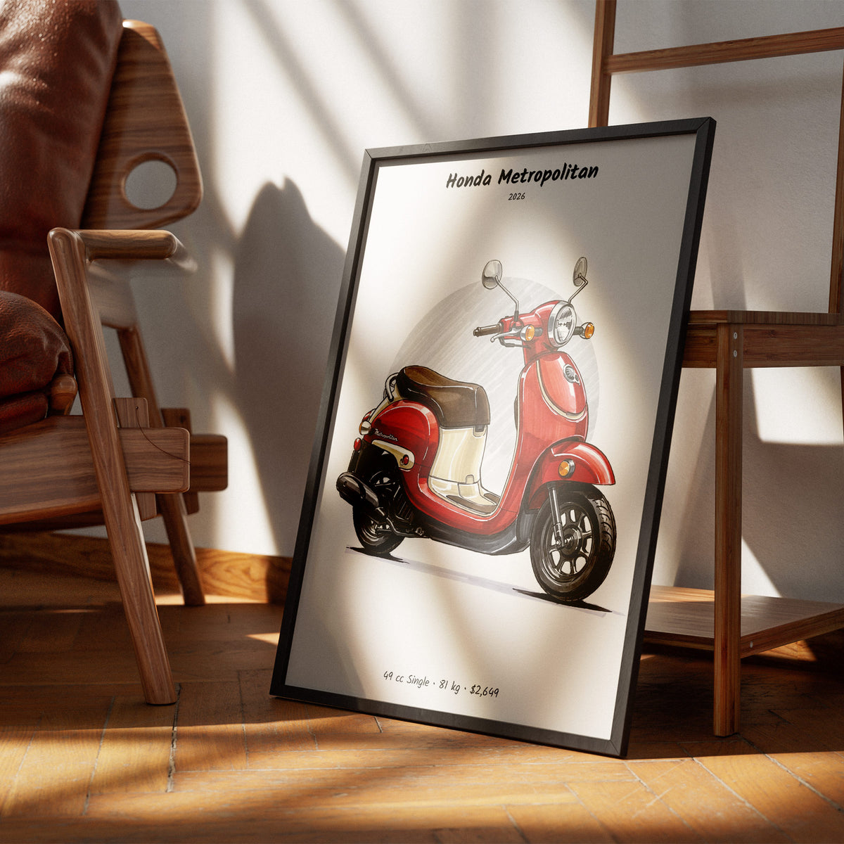 Honda Metropolitan 2026 Wall Art