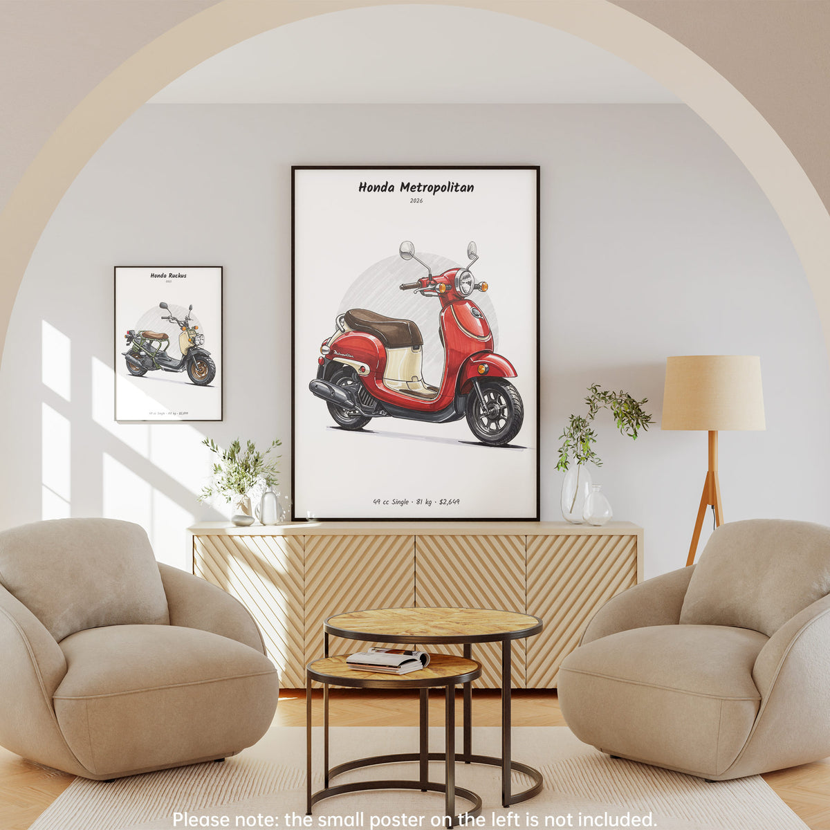 Honda Metropolitan 2026 Wall Art