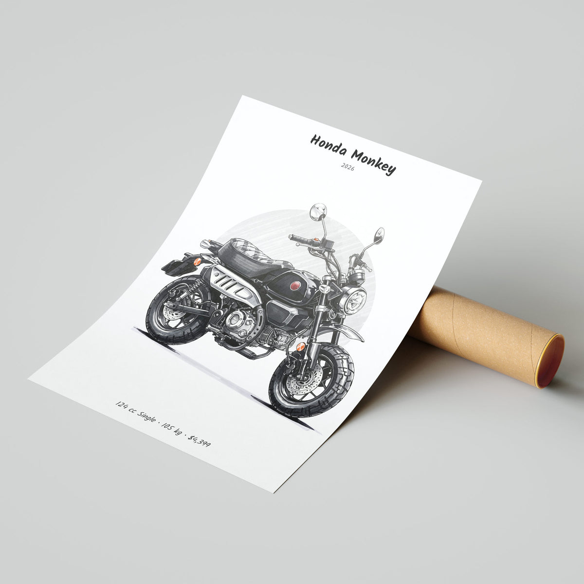 Honda Monkey 2026 Poster