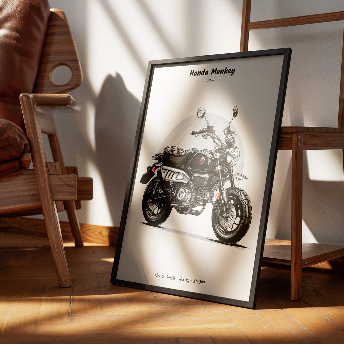 Honda Monkey 2026 Wall Art