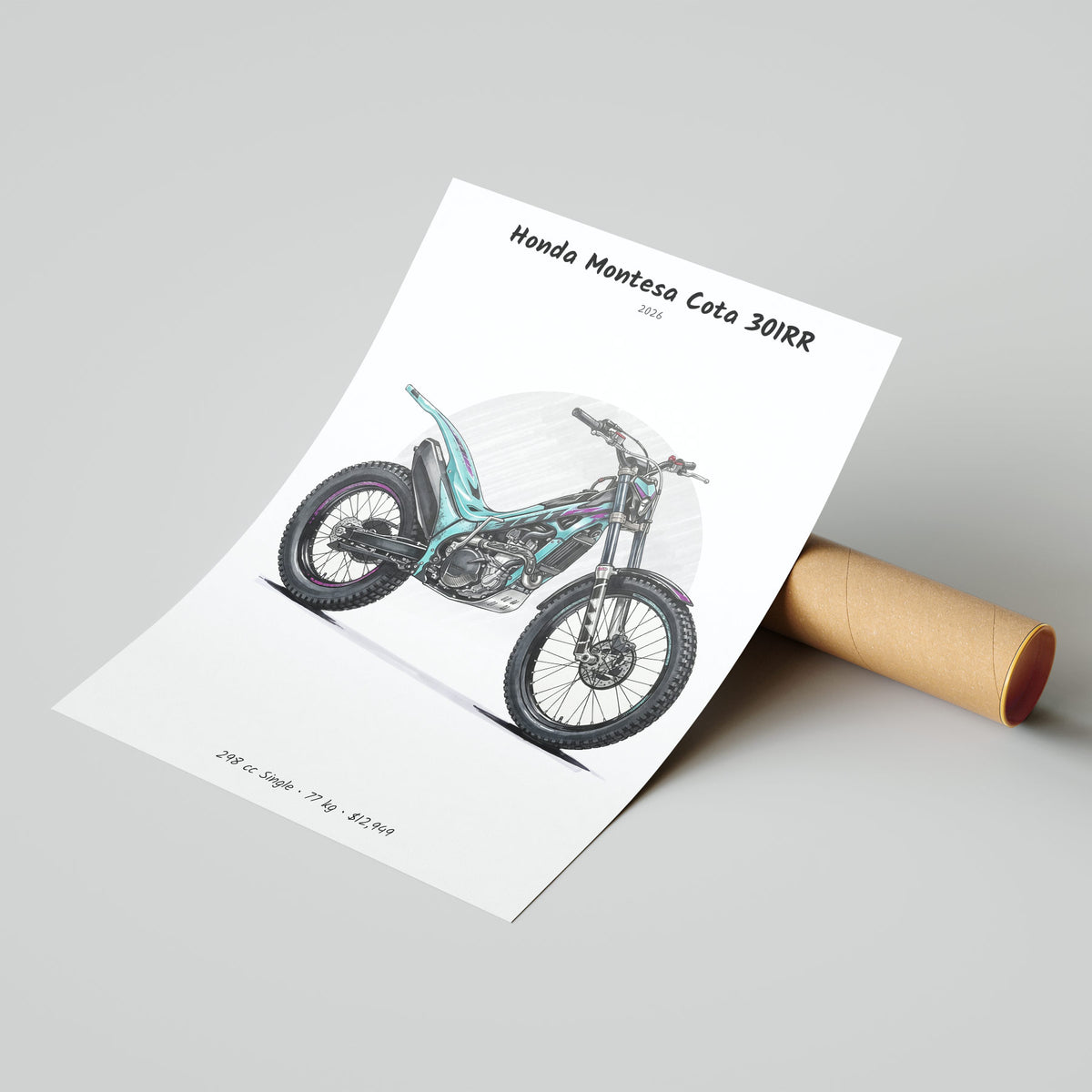 Honda Montesa Cota 301RR 2026 Poster