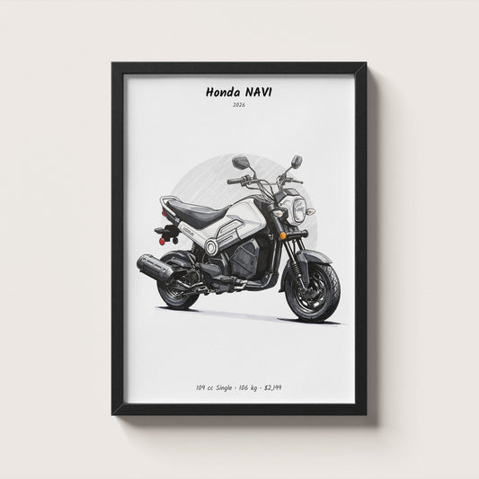 Honda NAVI 2026 Wall Art