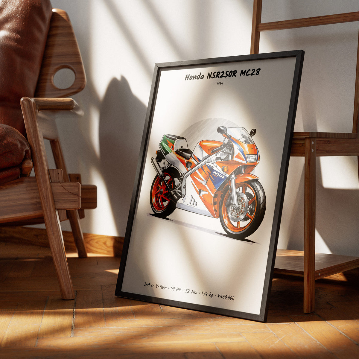 Honda NSR250R MC28 1994 Wall Art