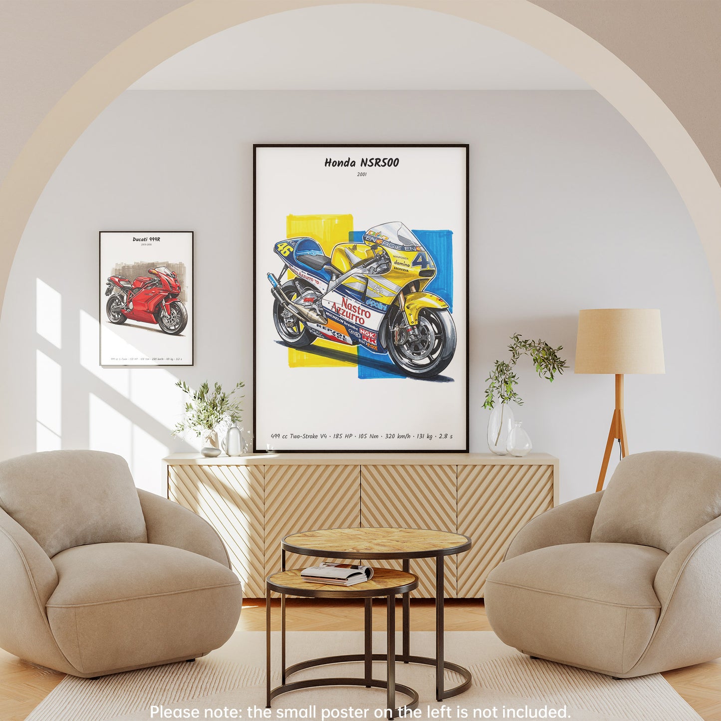 Honda NSR500 MotoGP Motorcycle Wall Art