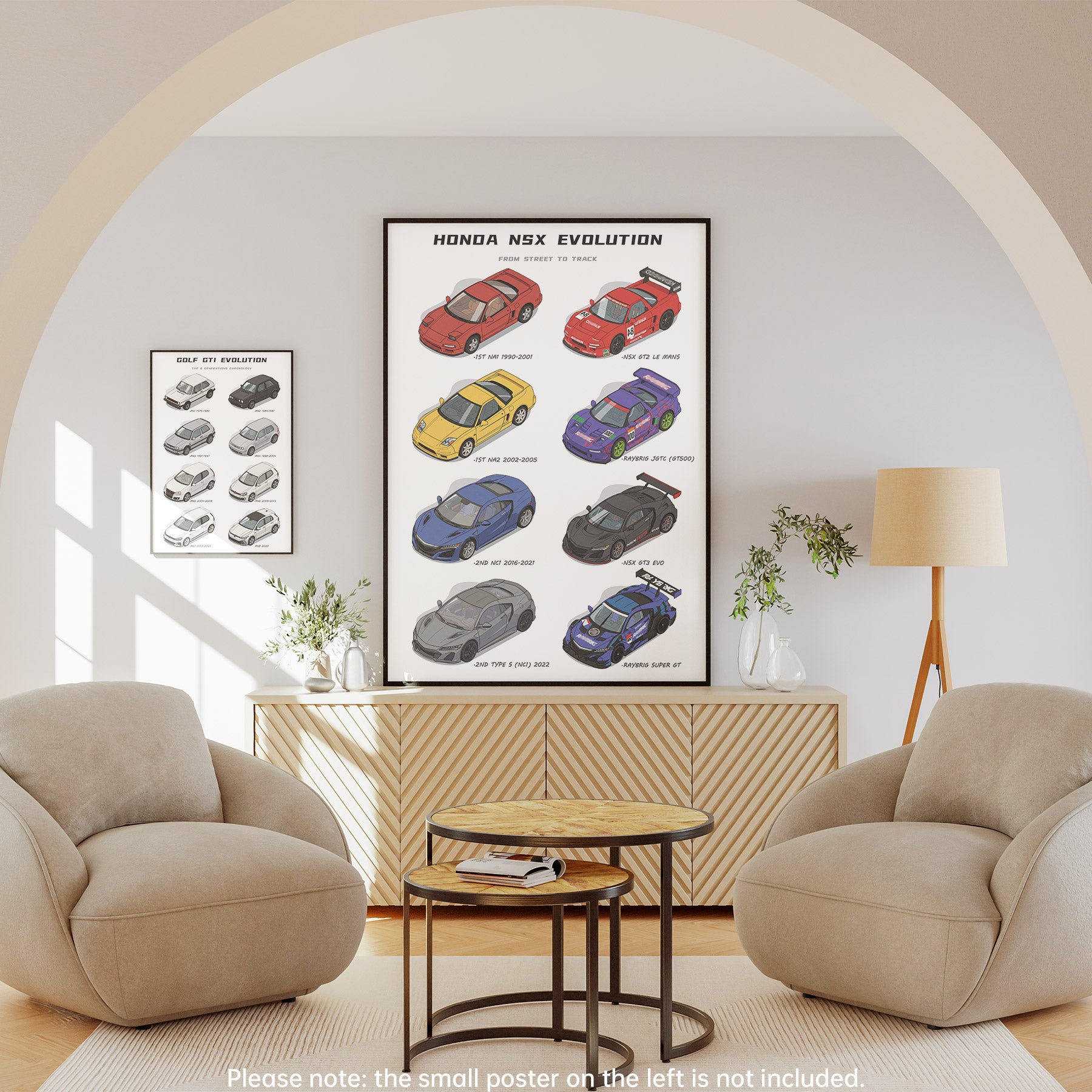 Honda NSX Evolution Poster