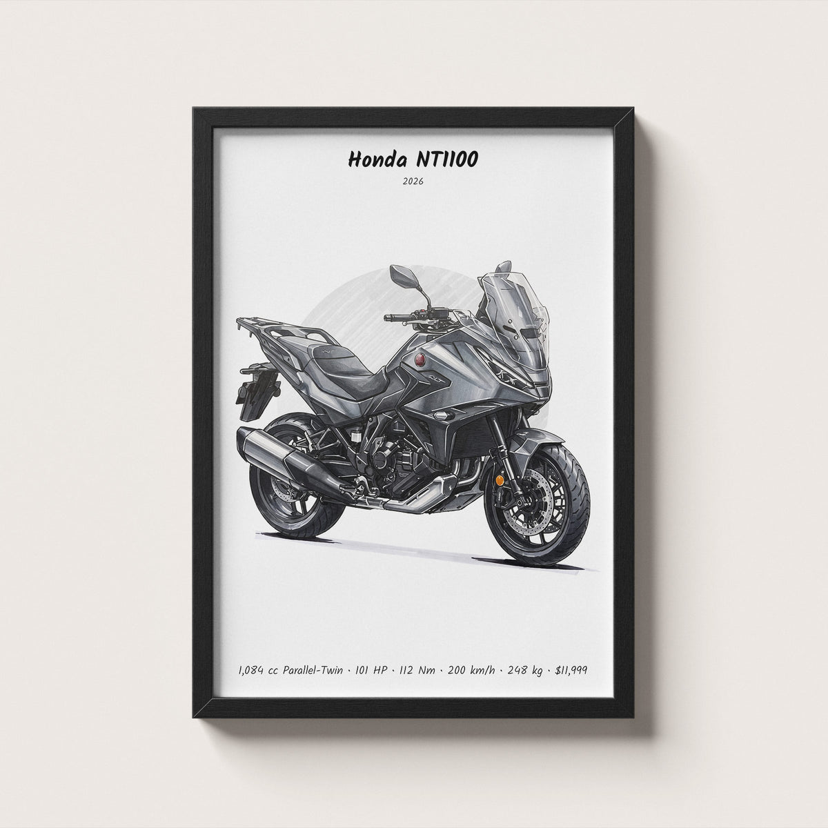 Honda NT1100 2026 Wall Art