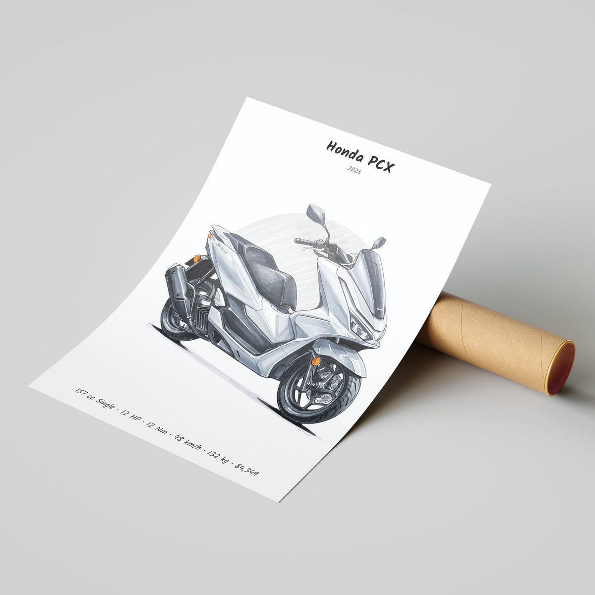 Honda PCX 2026 Poster