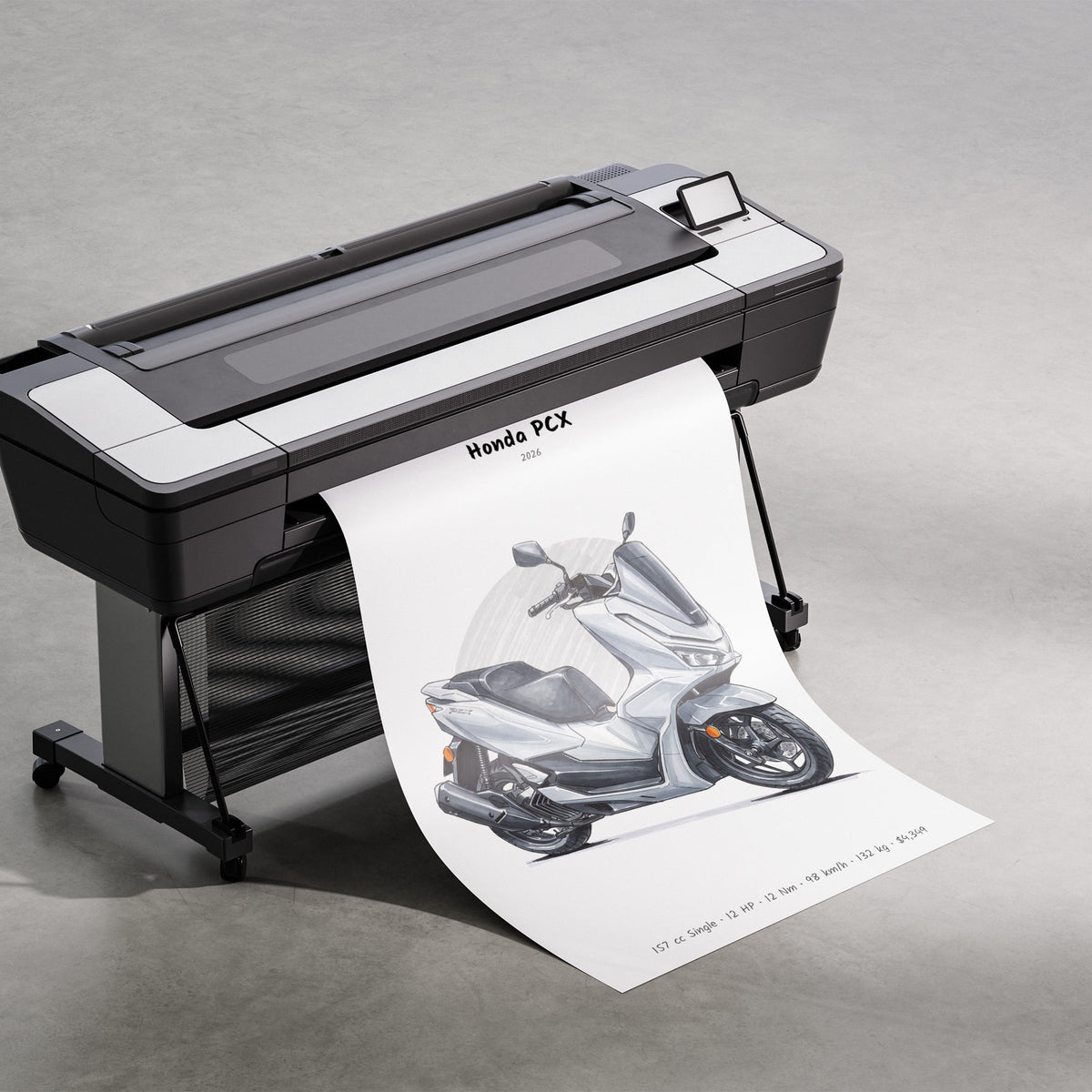 Honda PCX 2026 Print