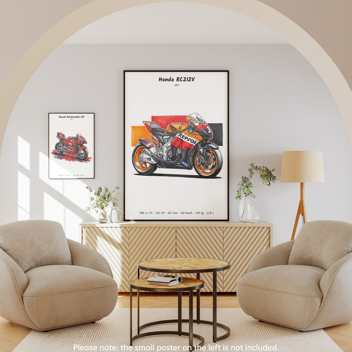 Honda RC212V 2007 MotoGP Art Print