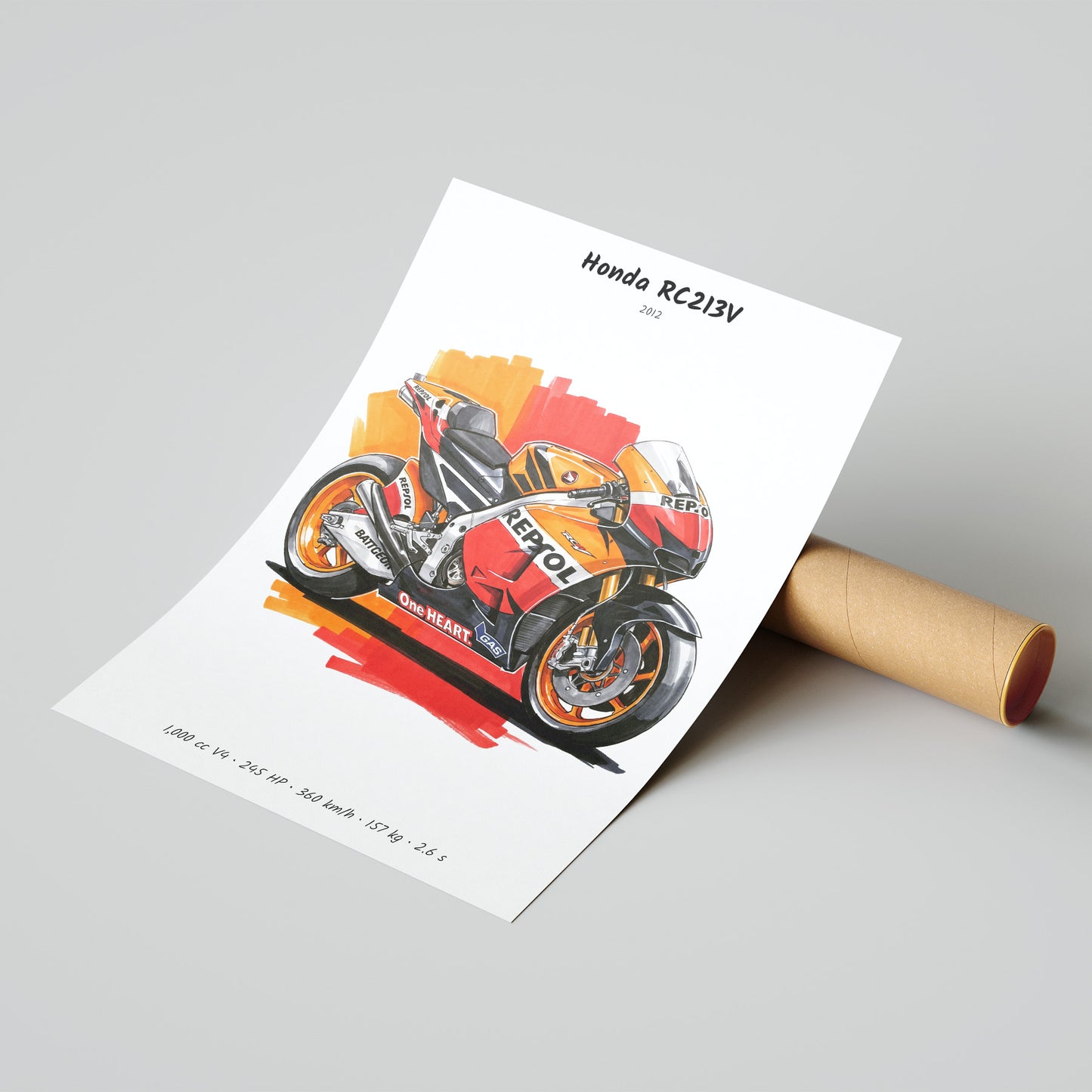 Honda RC213V MotoGP Poster