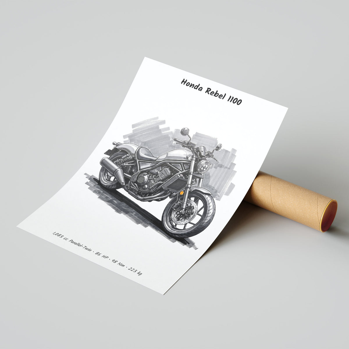 Honda Rebel 1100 Poster