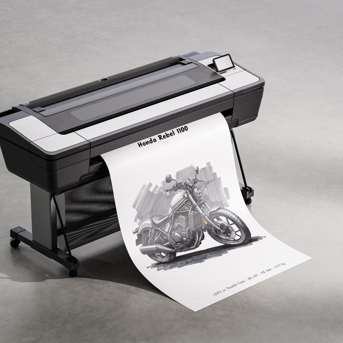 Honda Rebel 1100 Print