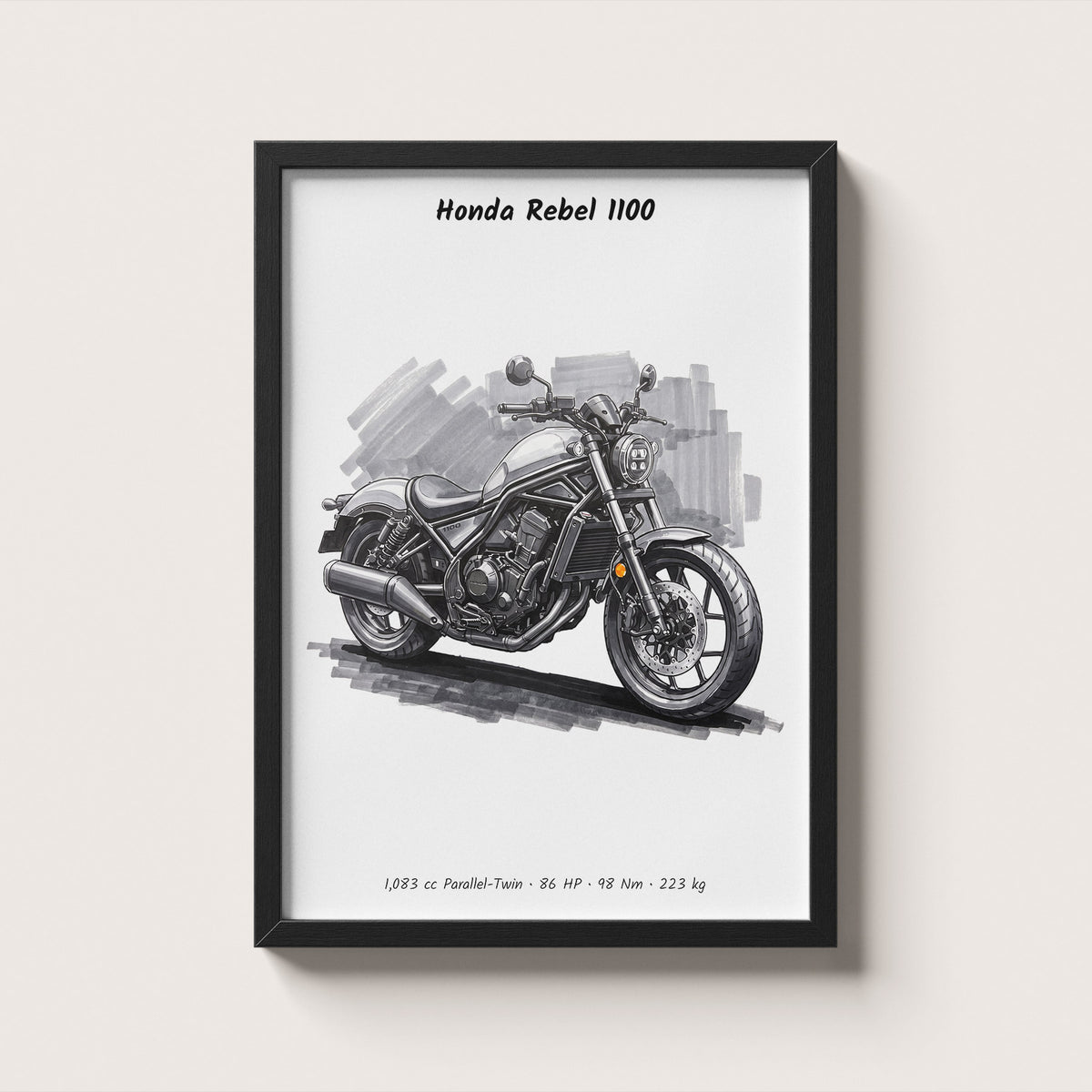 Honda Rebel 1100 Wall Art