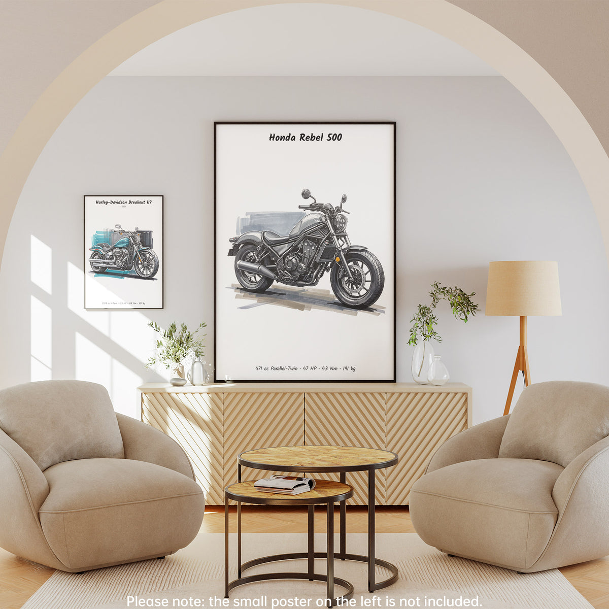 Honda Rebel 500 Wall Art