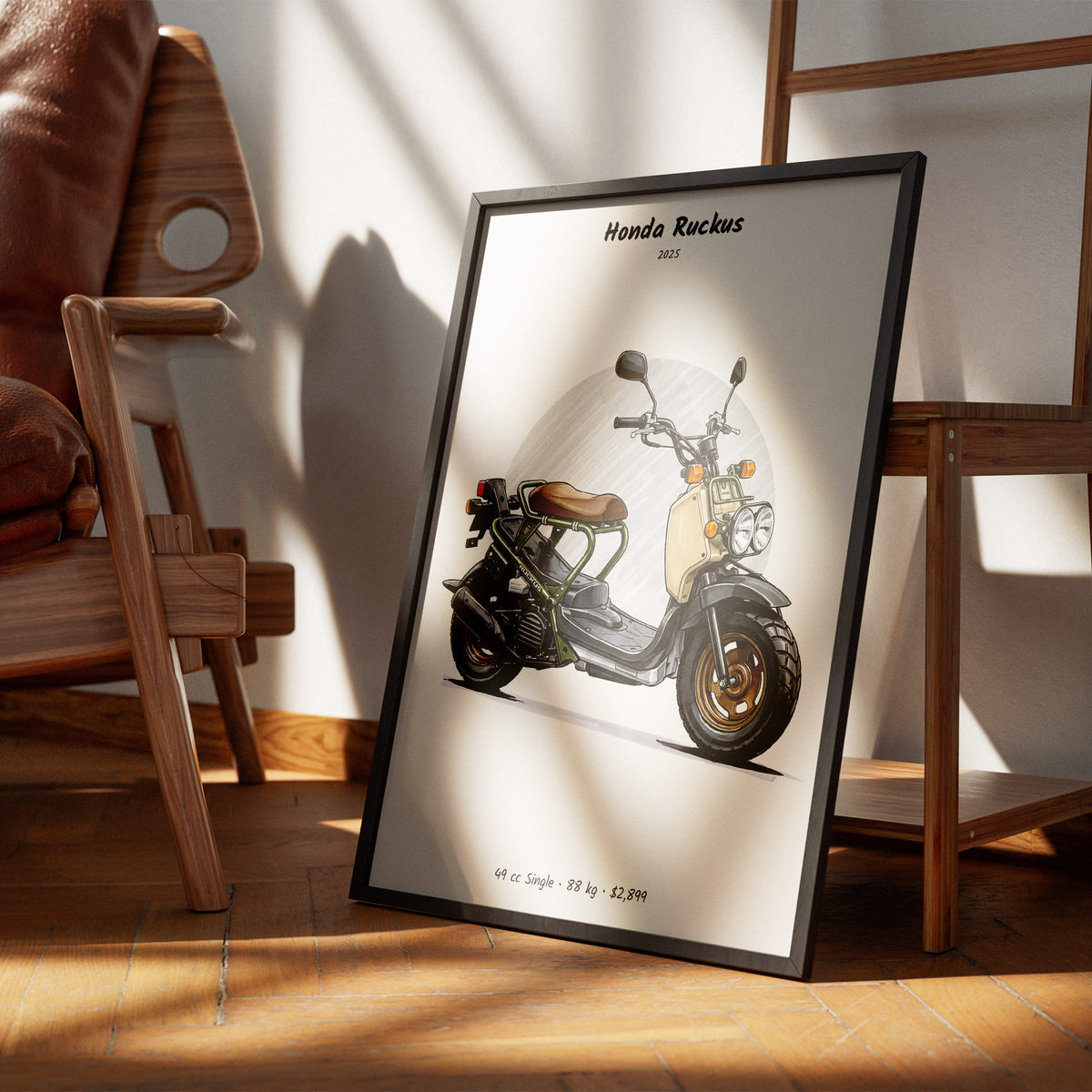 Honda Ruckus 2025 Wall Art