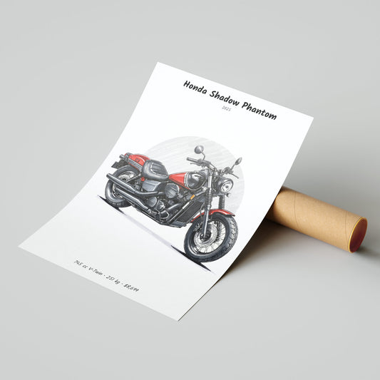 Honda Shadow Phantom 2025 Poster
