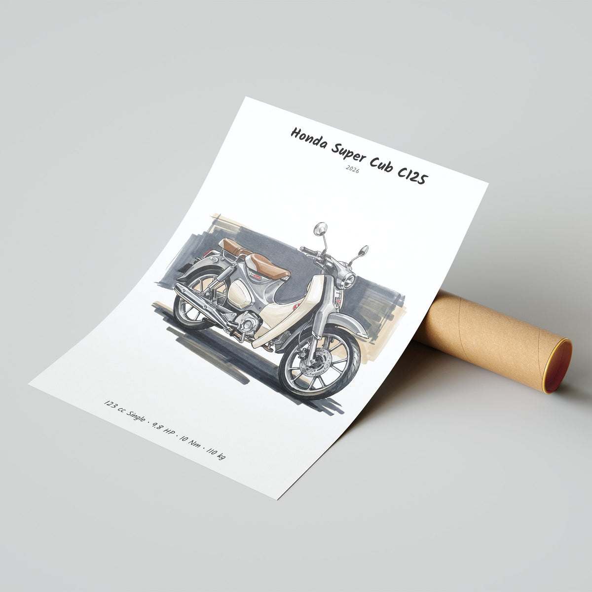 Honda Super Cub C125 2026 Poster