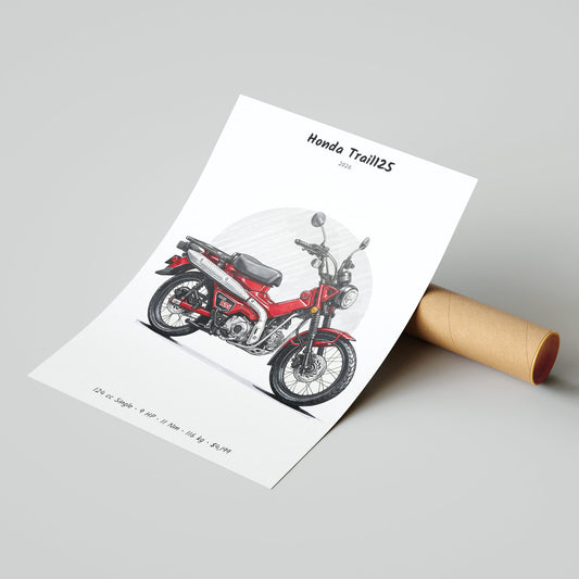 Honda Trail125 2026 Poster
