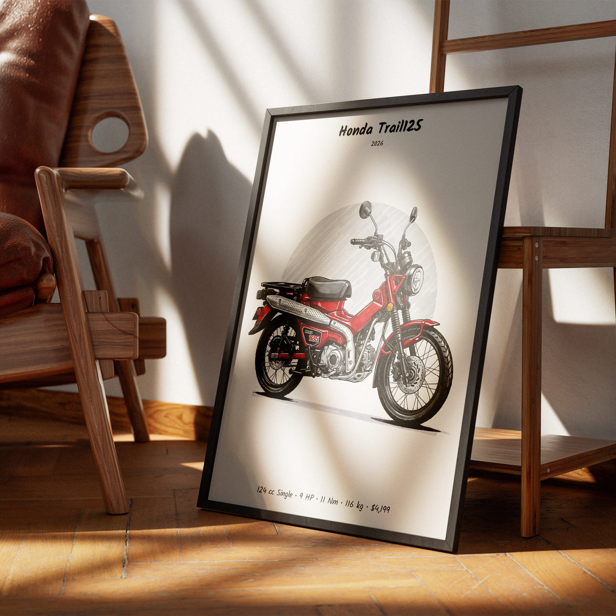 Honda Trail125 2026 Wall Art