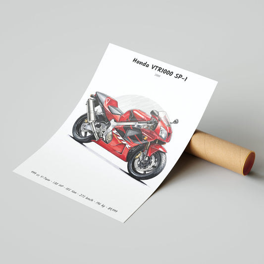 Honda VTR1000 SP-1 2000 Poster