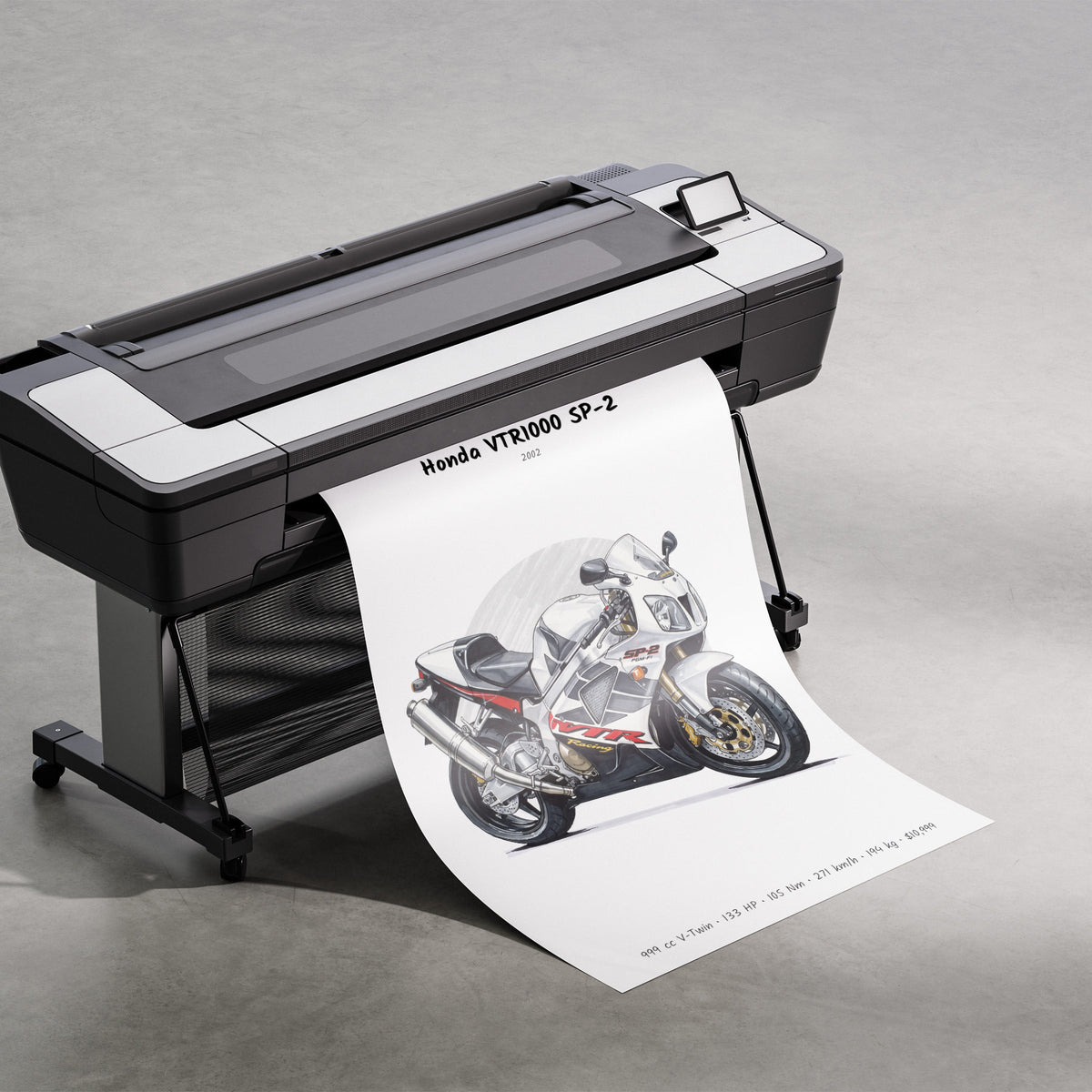 Honda VTR1000 SP-2 2002 Print