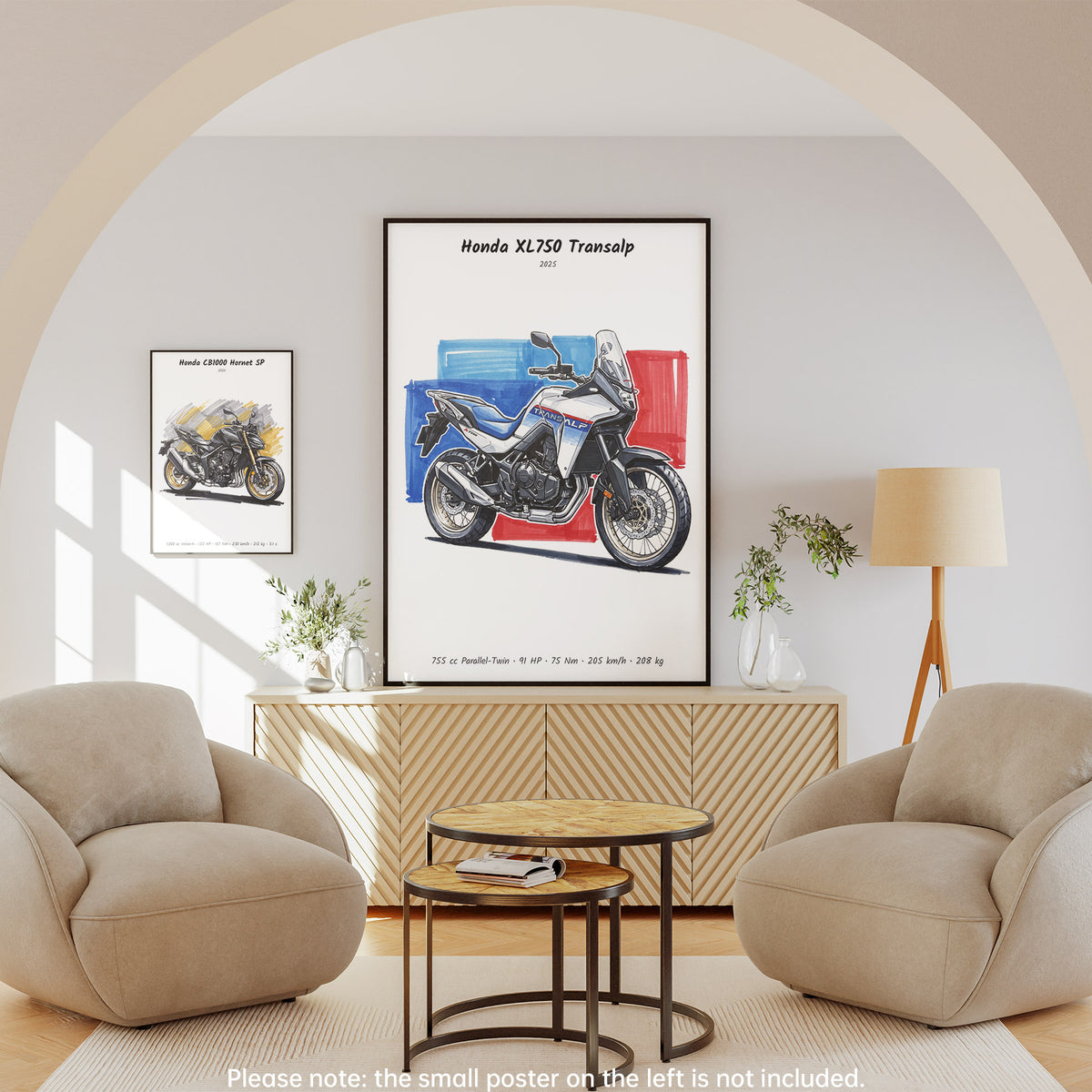 Honda XL750 Transalp Wall Art