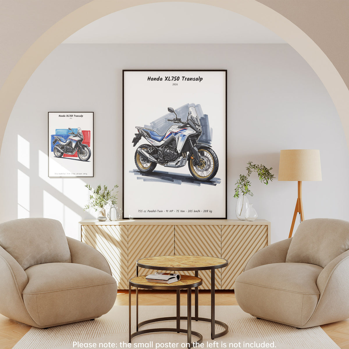 Honda XL750 Transalp 2026 Wall Art