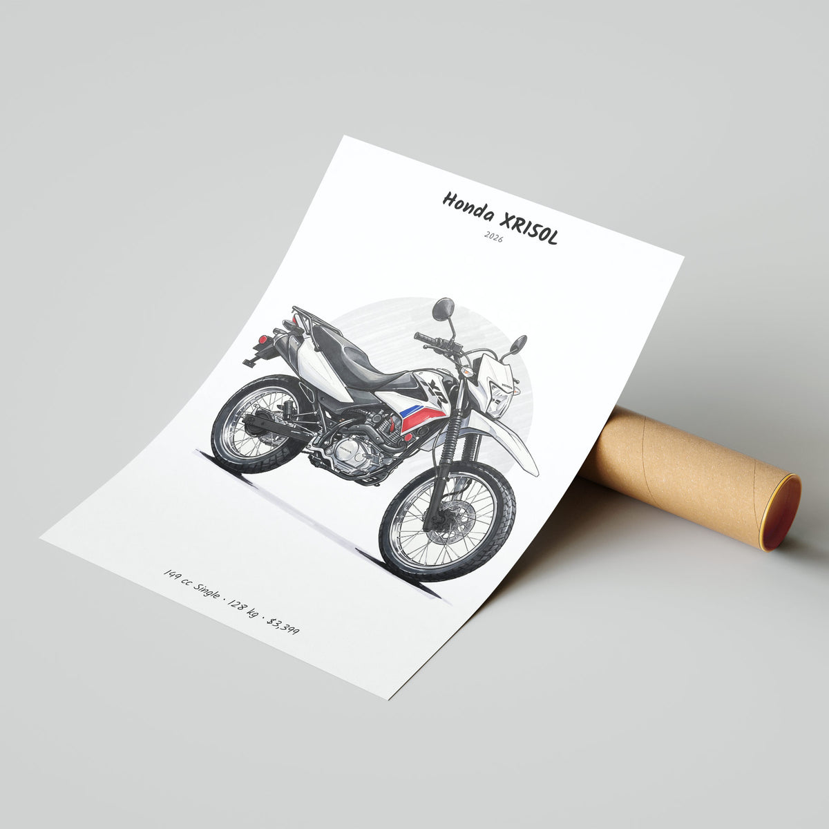 Honda XR150L 2026 Poster