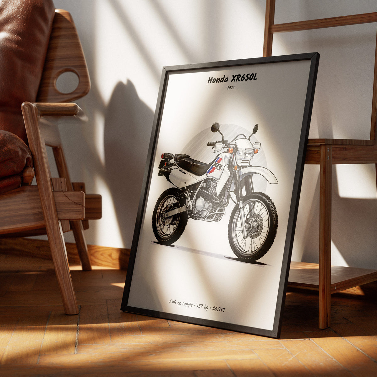 Honda XR650L 2025 Wall Art