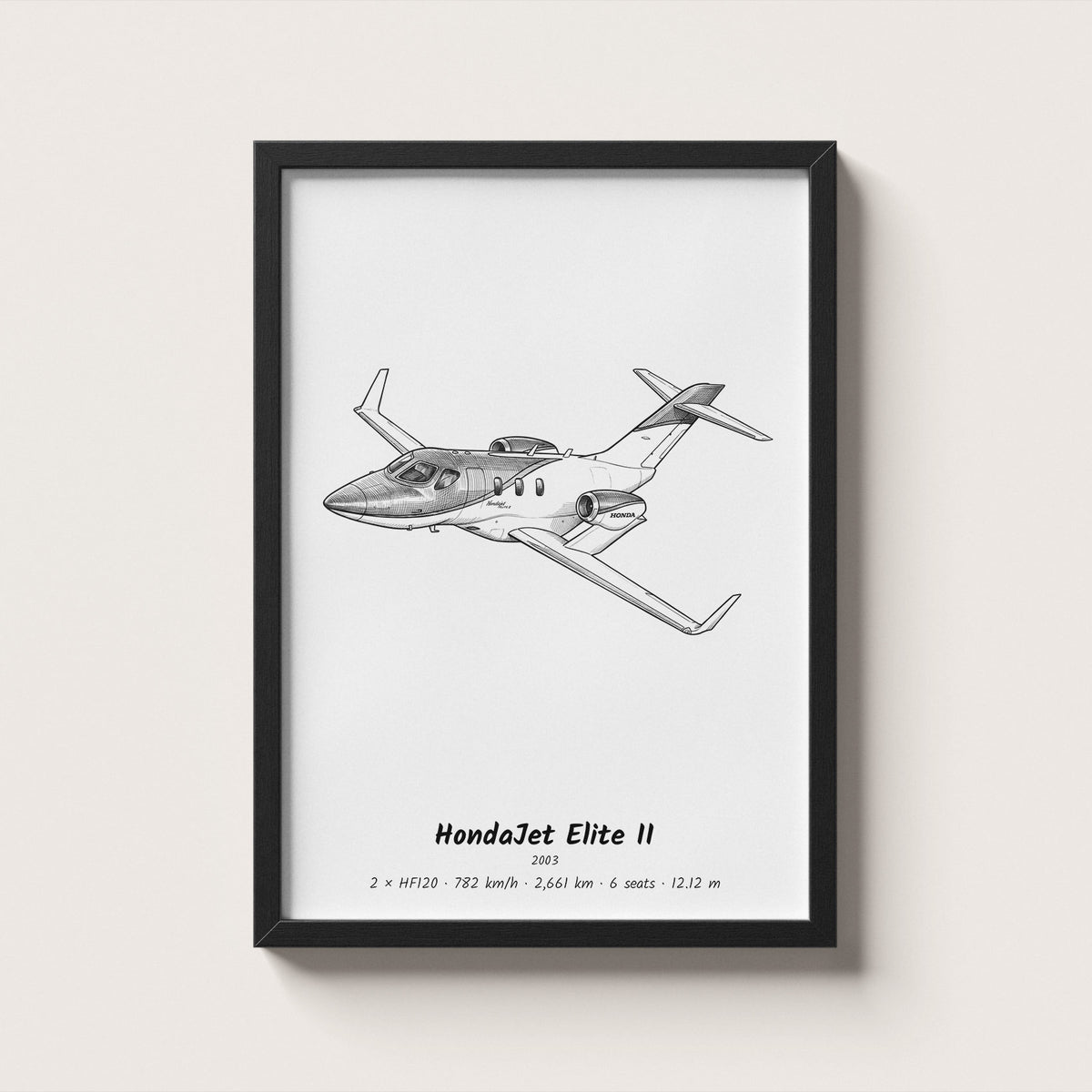 HondaJet Elite II Wall Art