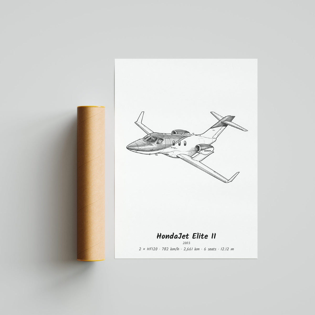 HondaJet Elite II Poster Print