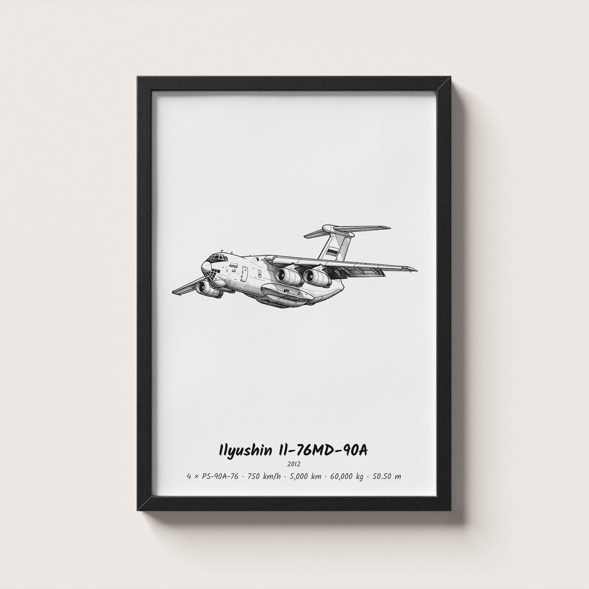 Ilyushin Il-76MD-90A Wall Art