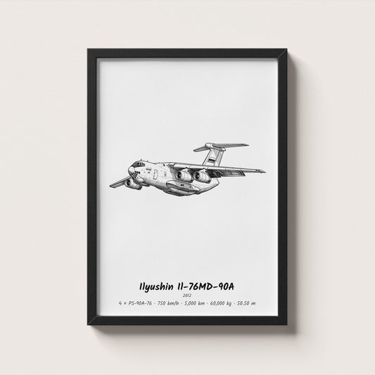 Ilyushin Il-76MD-90A Wall Art