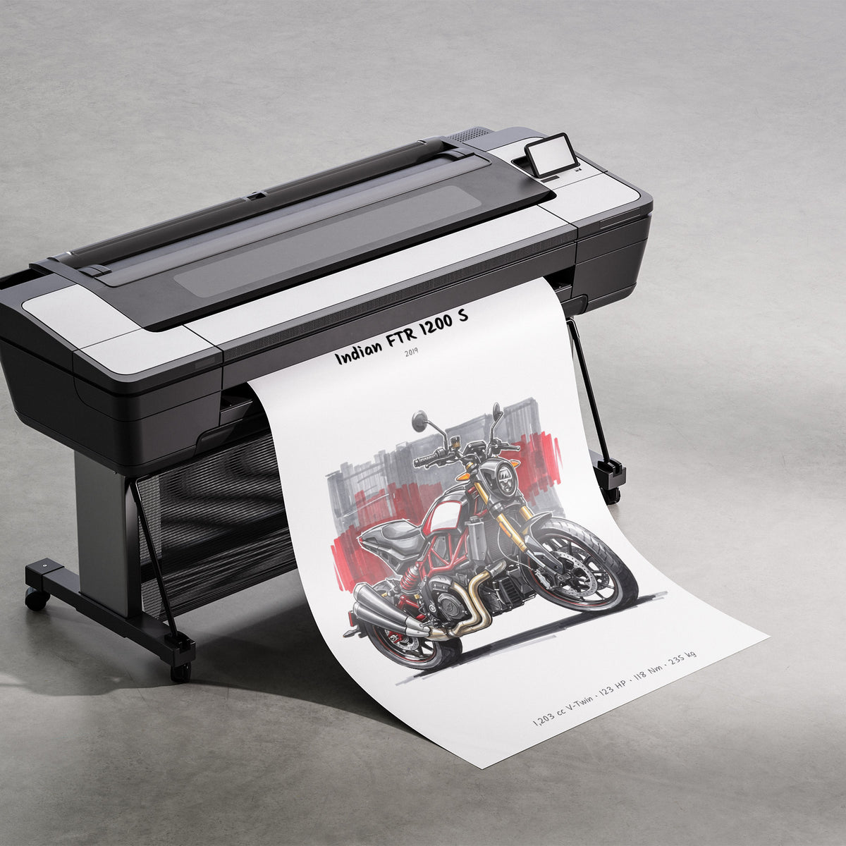 Indian FTR 1200 S 2019 Print