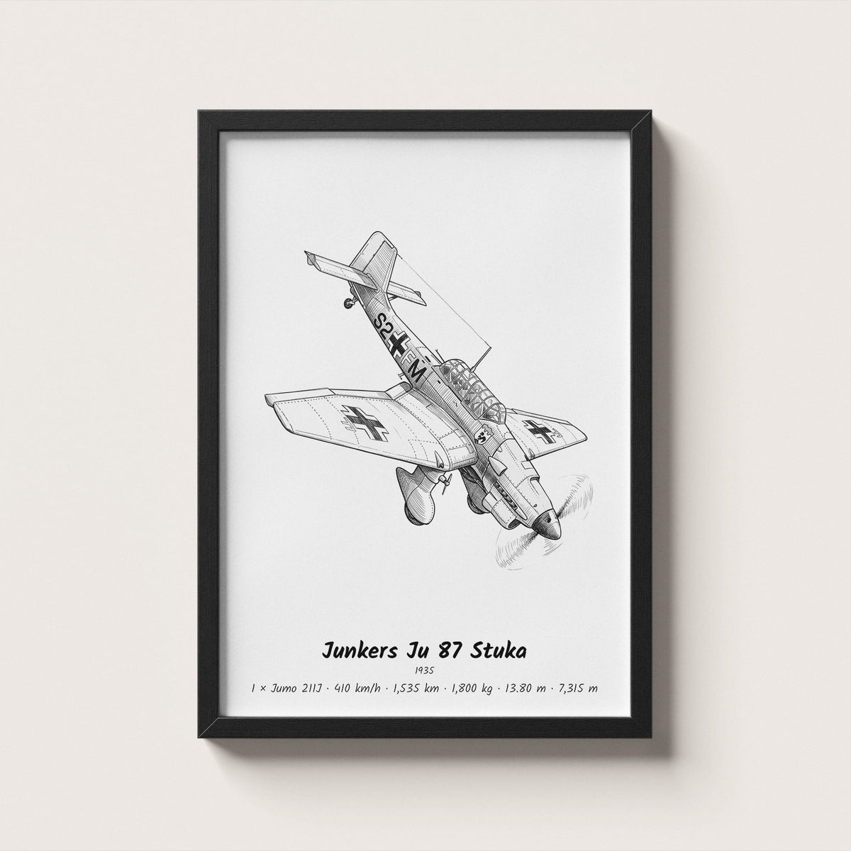 Junkers Ju 87 Stuka Wall Art