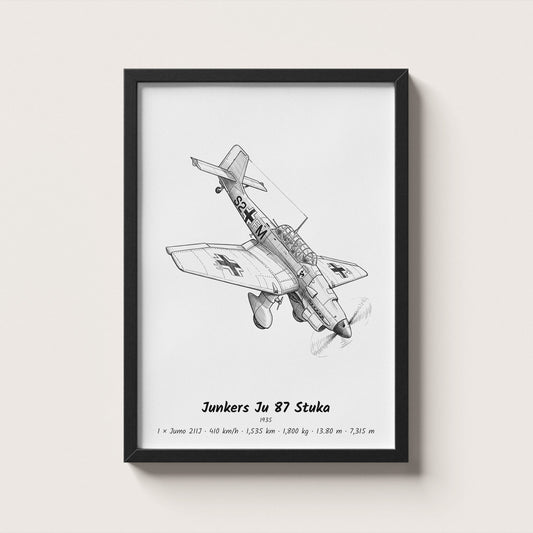 Junkers Ju 87 Stuka Wall Art