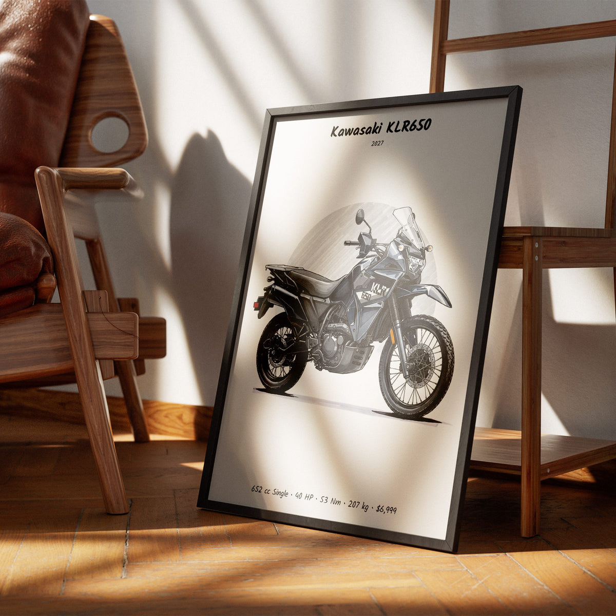 Kawasaki KLR650 2027 Wall Art