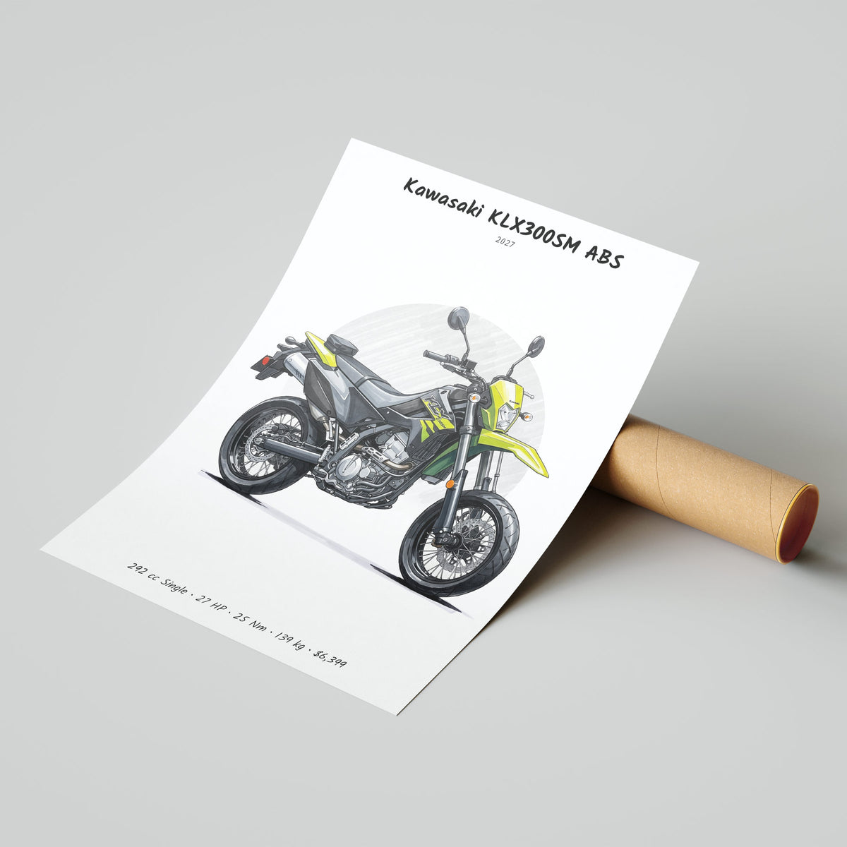 Kawasaki KLX300SM ABS 2027 Poster