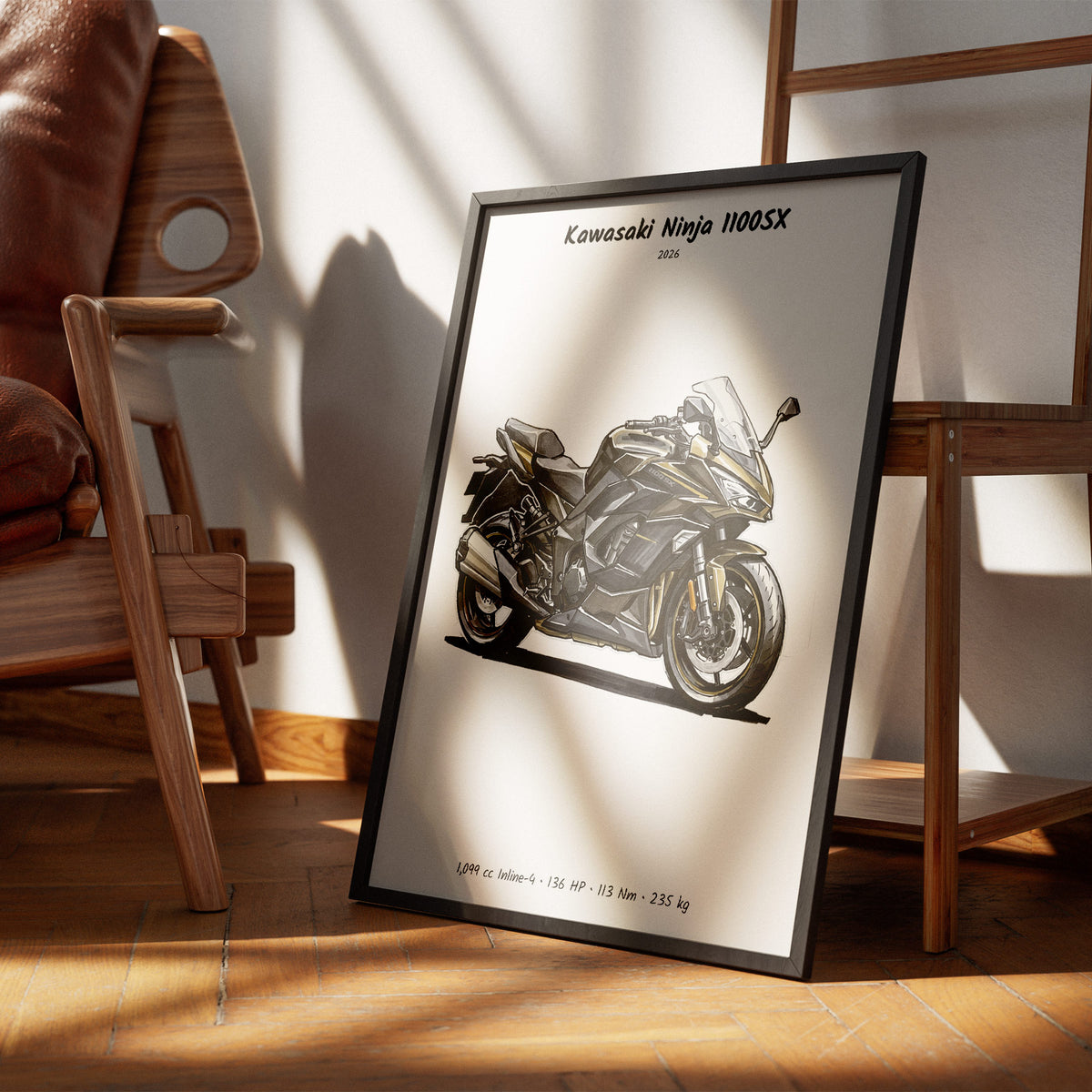 Kawasaki Ninja 1100SX 2026 Wall Art