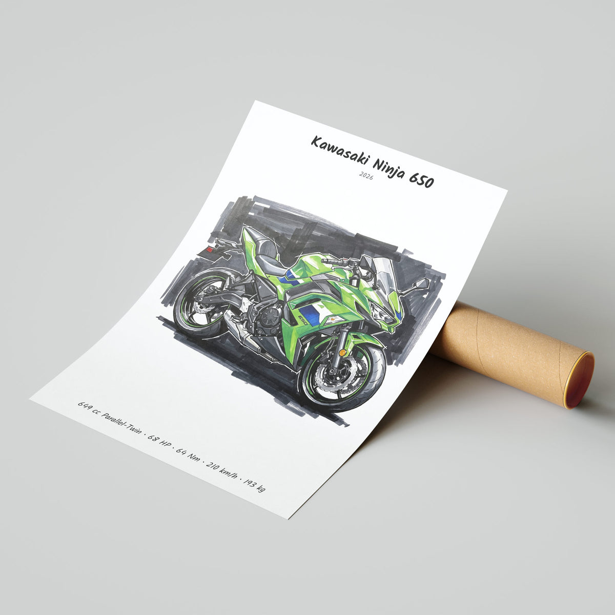 Kawasaki Ninja 650 2026 Poster